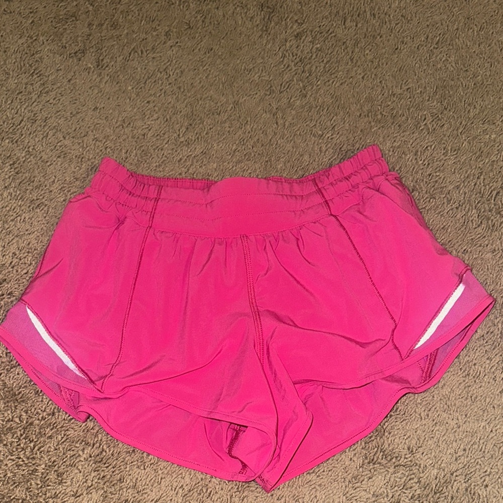 lululemon athletica Hot Pink Athletic Shorts